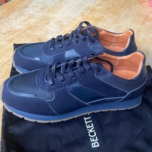 *never worn* Men's Beckett Simonon Navy Sneakers (size 10)